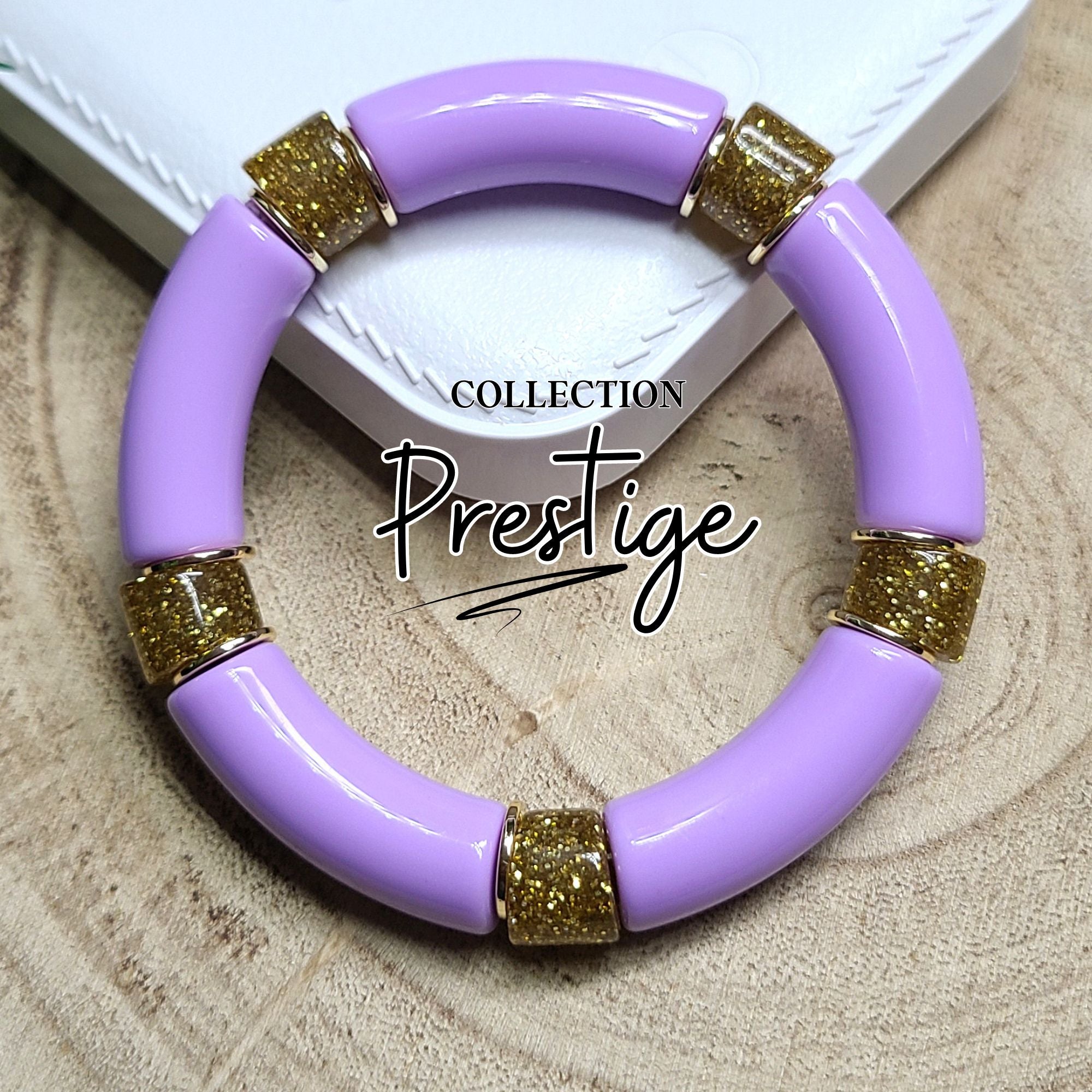 ARTSHOP Idées de créations kit bracelet 54 lilas doré
