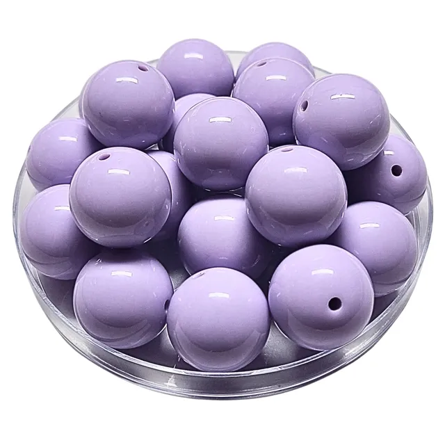 ARTSHOP Boules 20MM 116 perles glycine x10 acrylique
