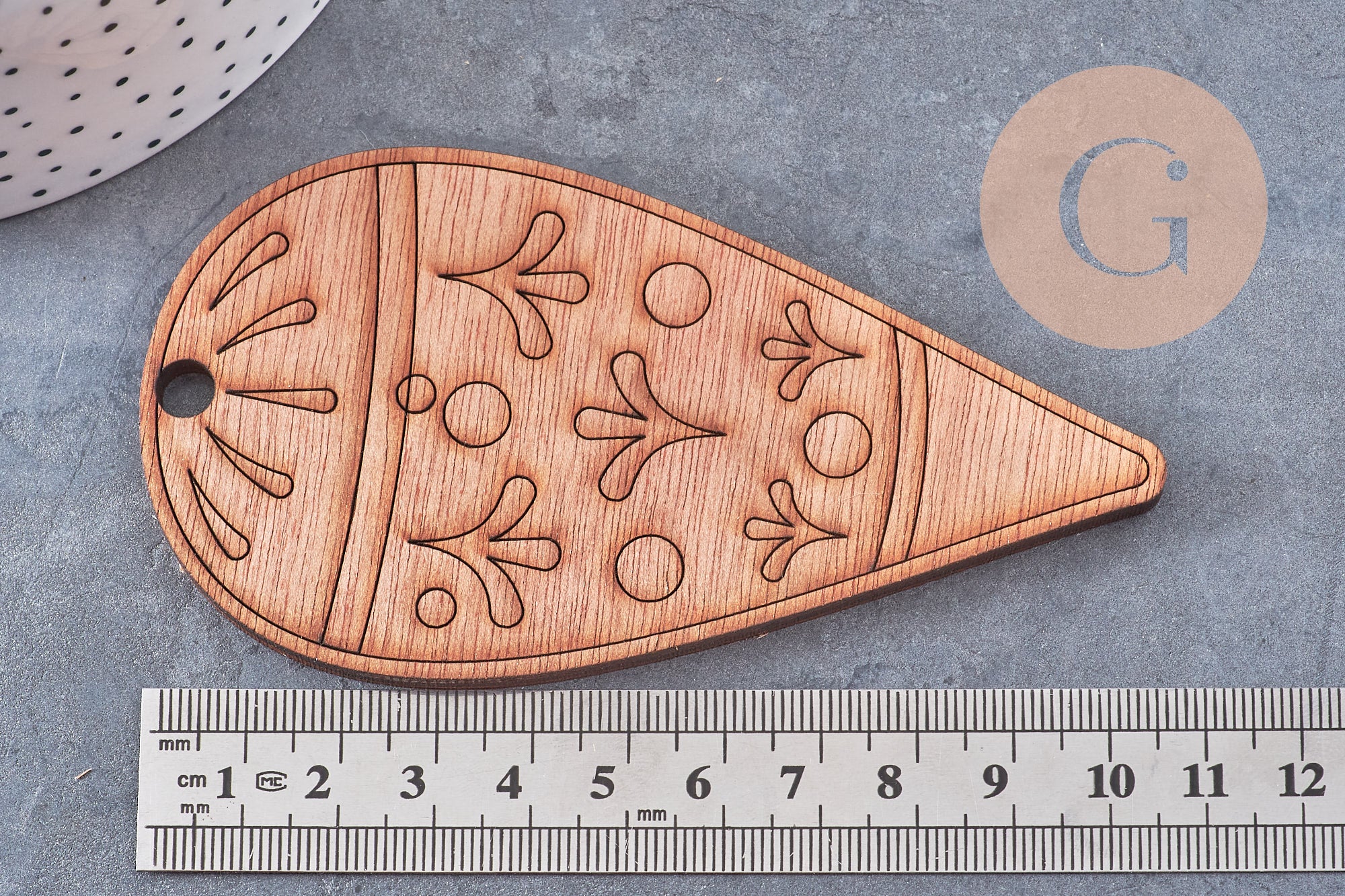 Gingerlily Kits G10919 kit déco sapin bois à peindre 8 motifs