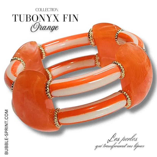 ARTSHOP Tubonyx Fin bracelet Orange kit à faire soi-même