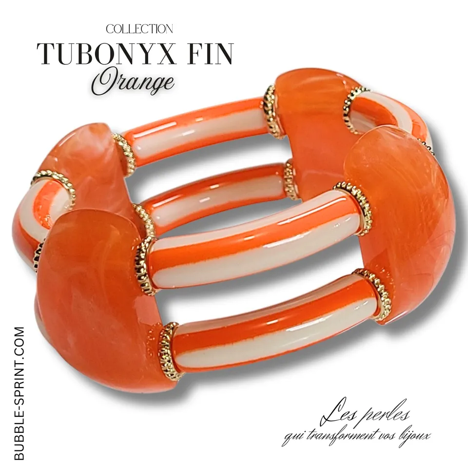 ARTSHOP Tubonyx Fin bracelet Orange kit à faire soi-même