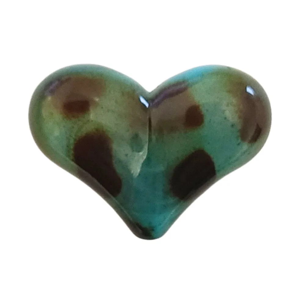 ARTSHOP HeartLine cœur acrylique léopard canard 16x22mm