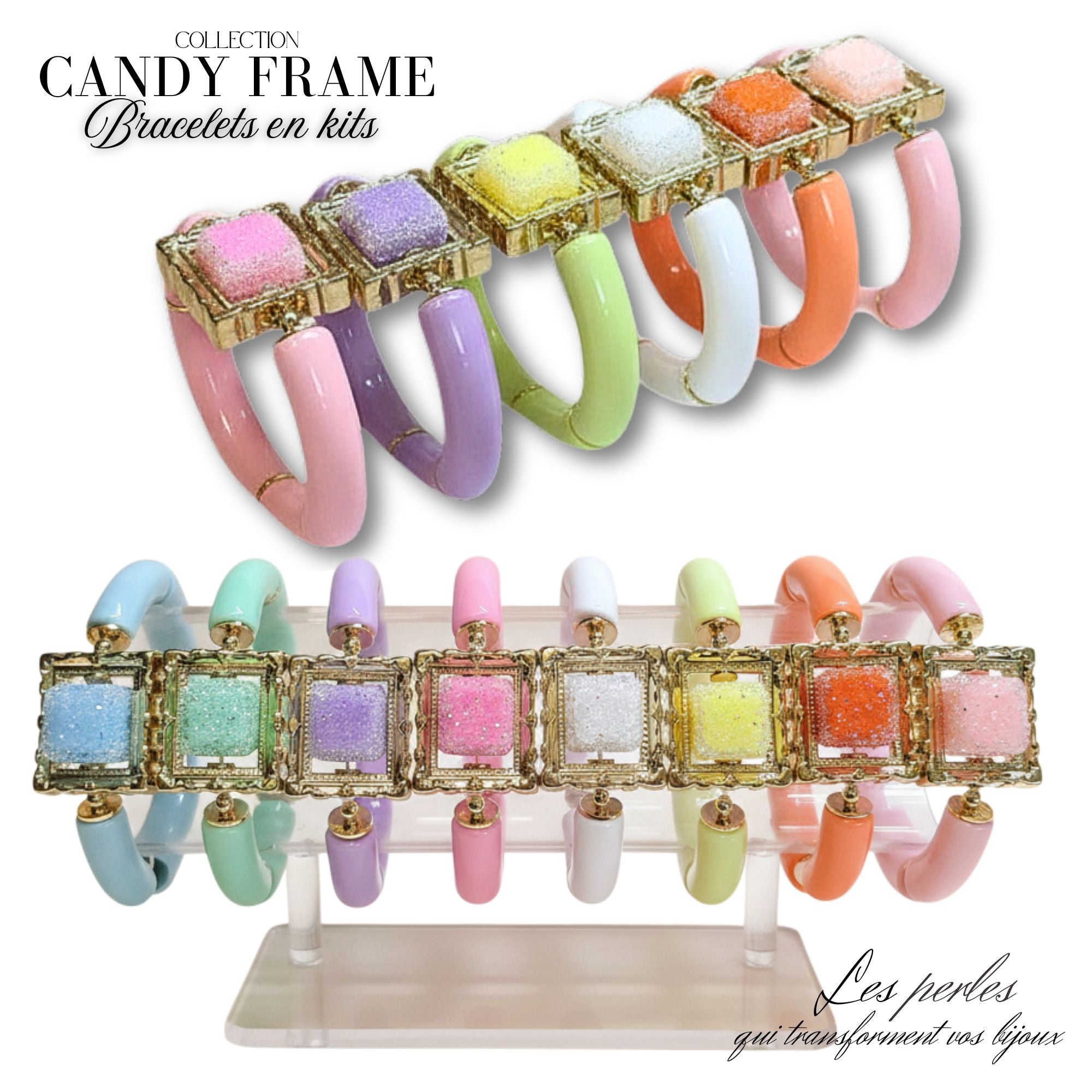 ARTSHOP Kit CANDY FRAME bracelet bubble gum