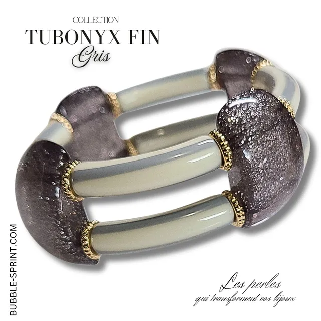 ARTSHOP Tubonyx Fin bracelet gris 6CM kit