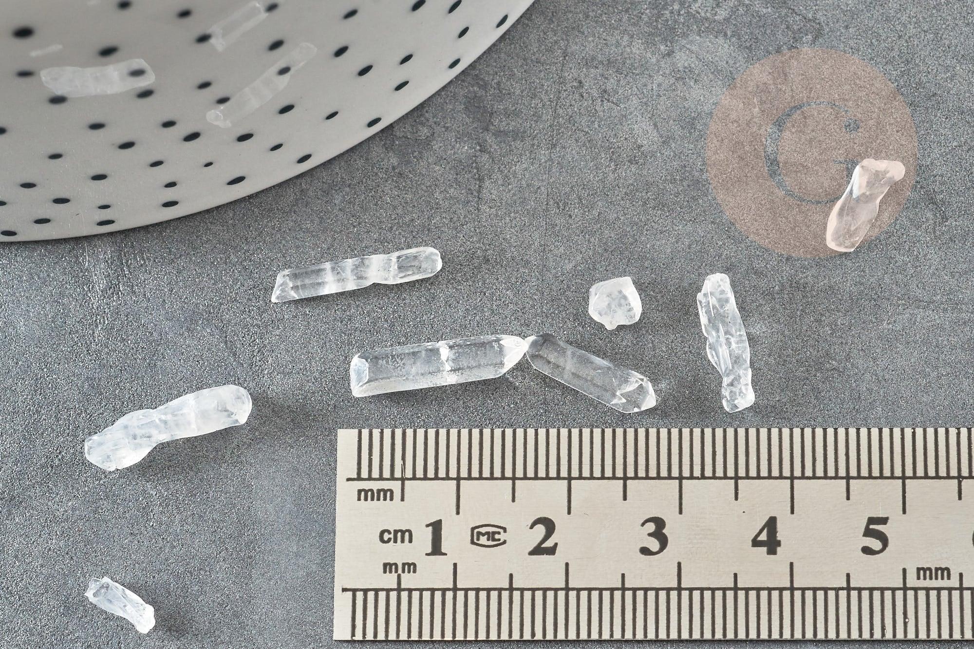 Gingerlily Perles cristal de roche G9367 perles x5 brut