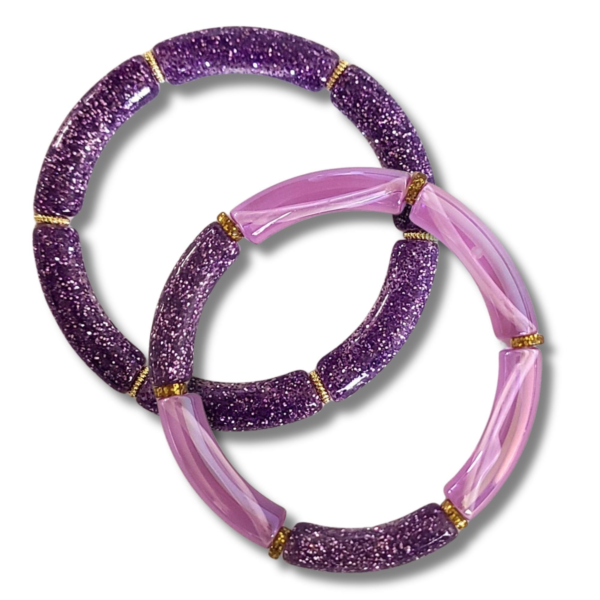 ARTSHOP Tubes 8MM 379 perle tube incurvé x6 cristal AB