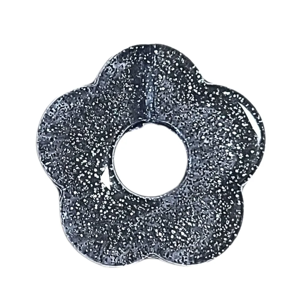 ARTSHOP Flower power Capucine fleur glitter denim x1