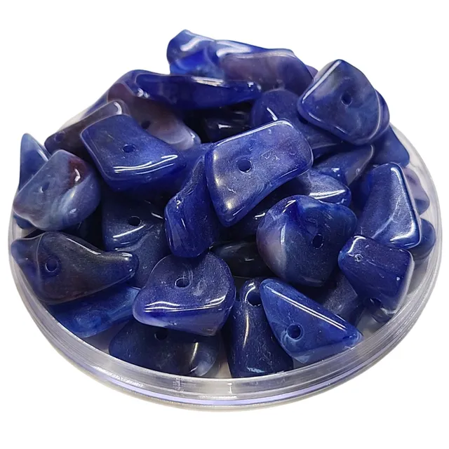 ARTSHOP Séparateurs 28 Crispy XXL perle bleu marbré x25