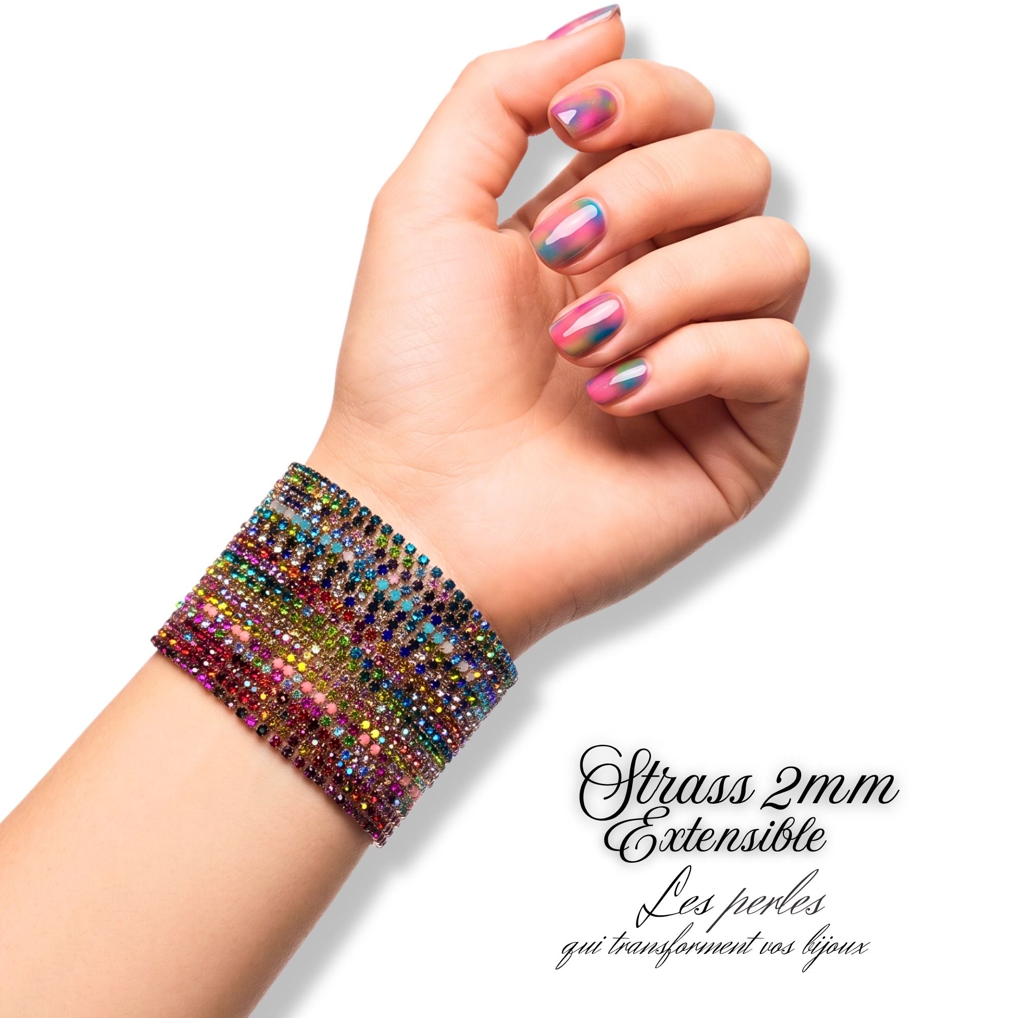 ARTSHOP Bracelets Strass n°27 bracelet élastique x1