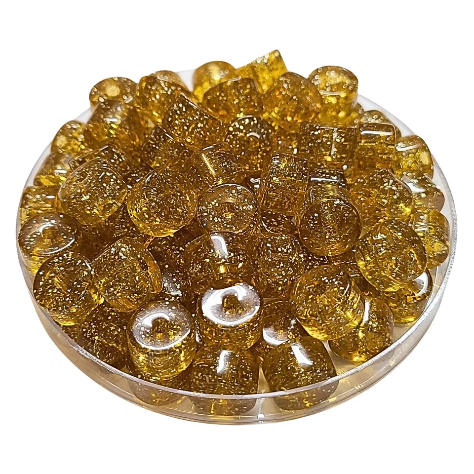 ARTSHOP 1/4 de tubes n°20 perle glitter doré 12mm x20