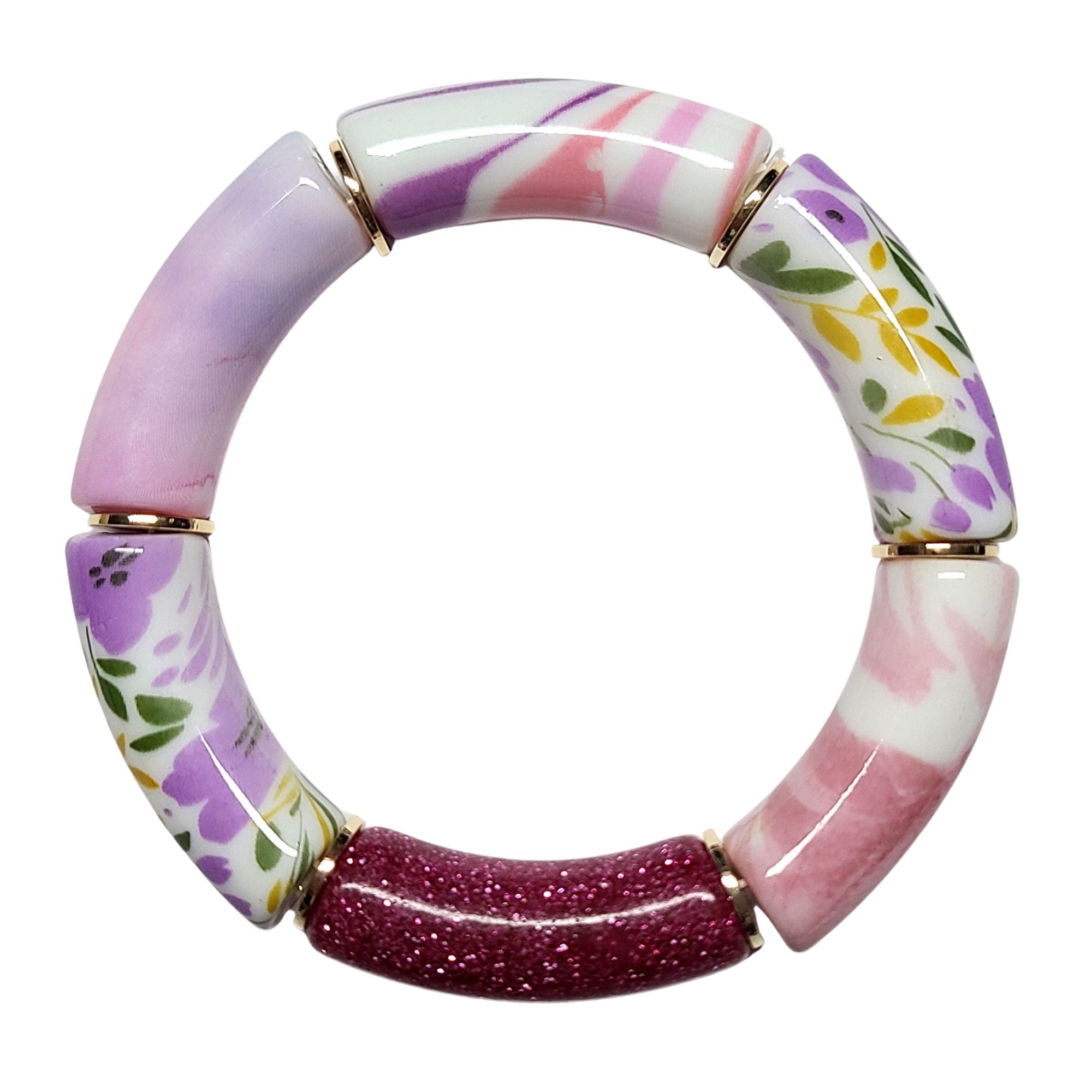 Artshop Tubes Design 1008 tube fleurs violet x1