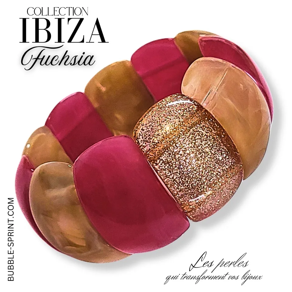 ARTSHOP Prêts-à-porter IBIZA Bracelet fuchsia Kit