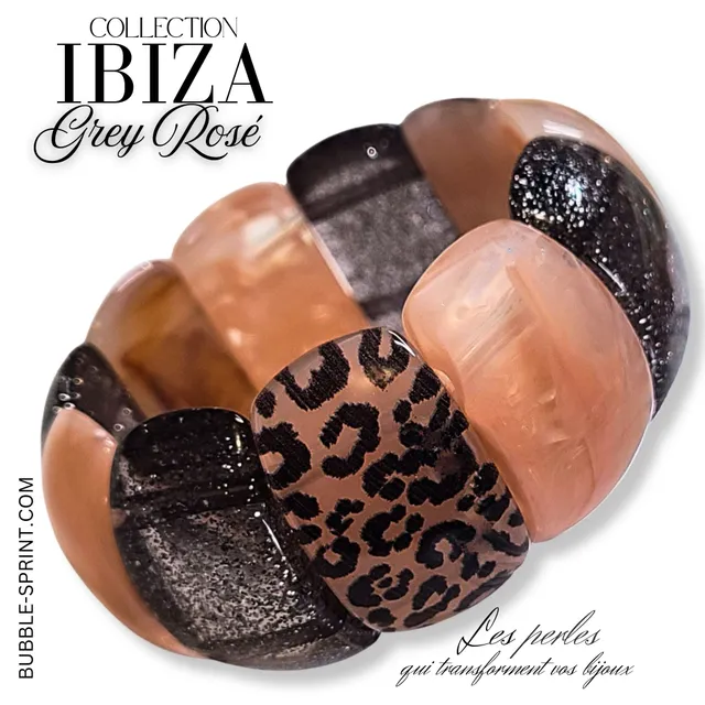 ARTSHOP Ibiza bracelet grey rosé palets kit à faire