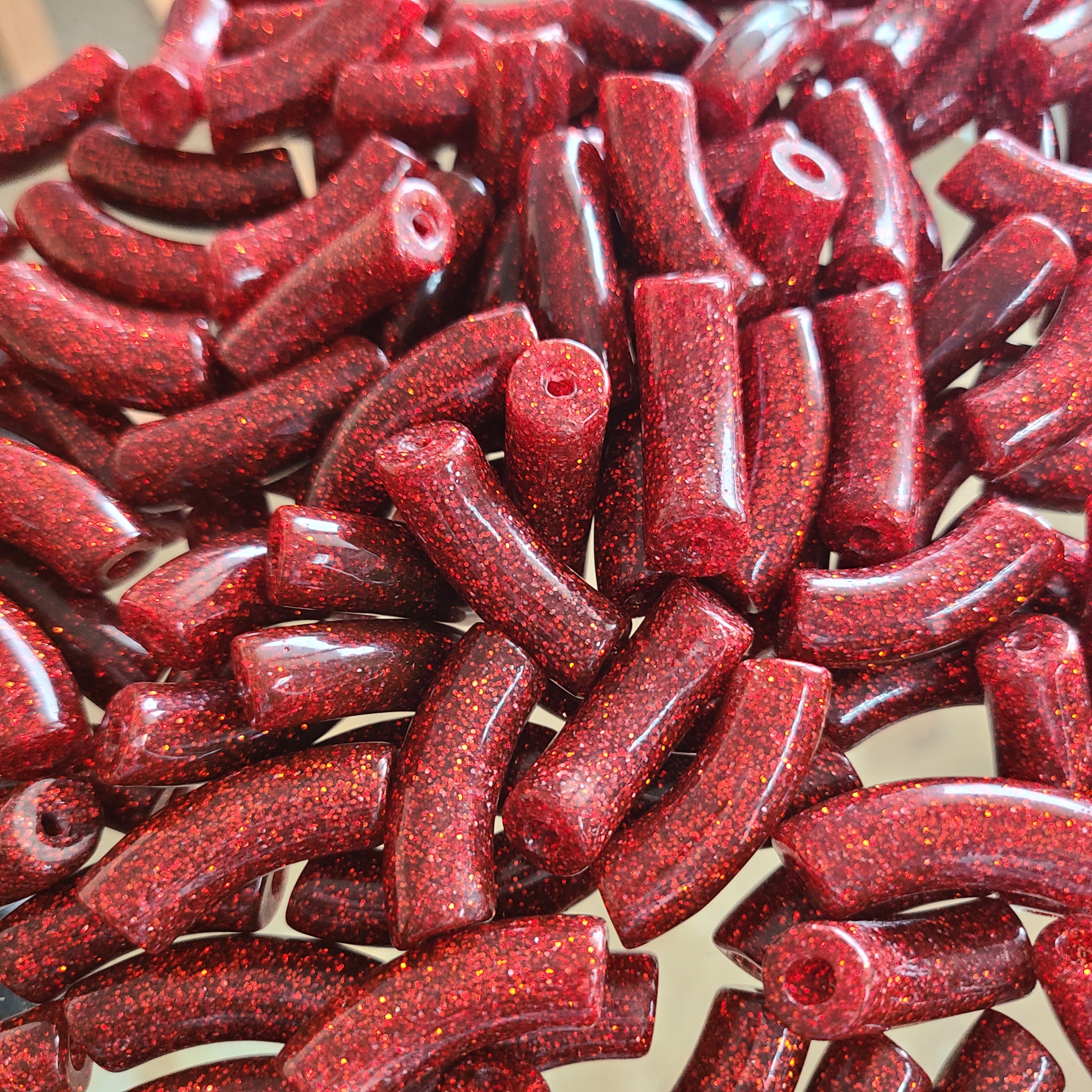 ARTSHOP Tubes Glitters 313 tube cerise pailleté 12mm x6