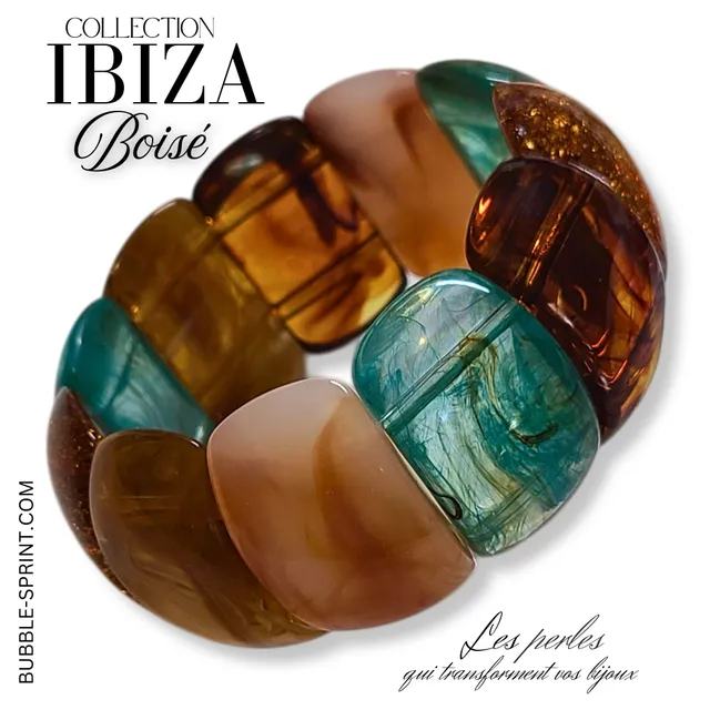 ARTSHOP Ibiza Boisé bracelet monté 5,5 cm fuchsia