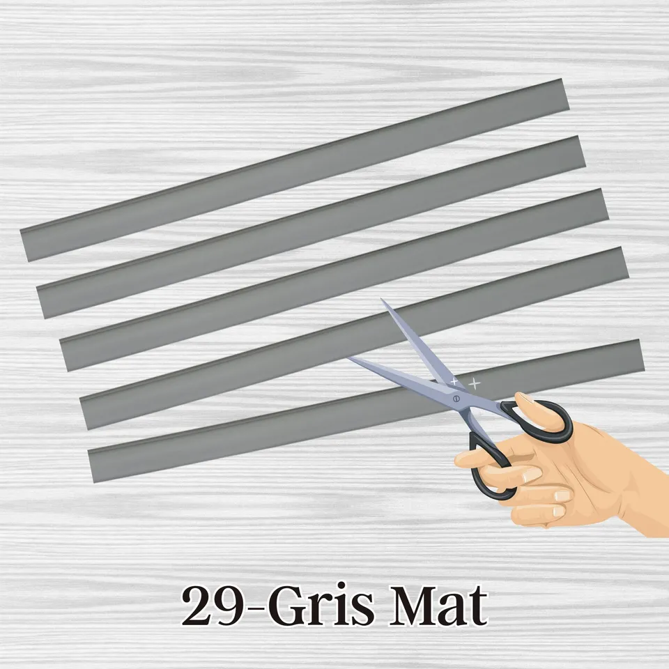 ARTSHOP Sangles Sangle Silicone Gris Mat 7 cm