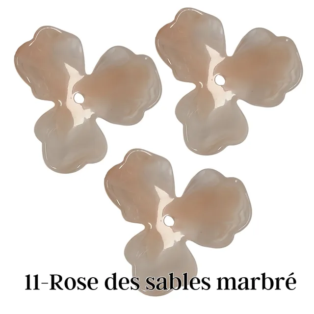 ARTSHOP Flower power 11 fleur orchidée rose 20MM x1