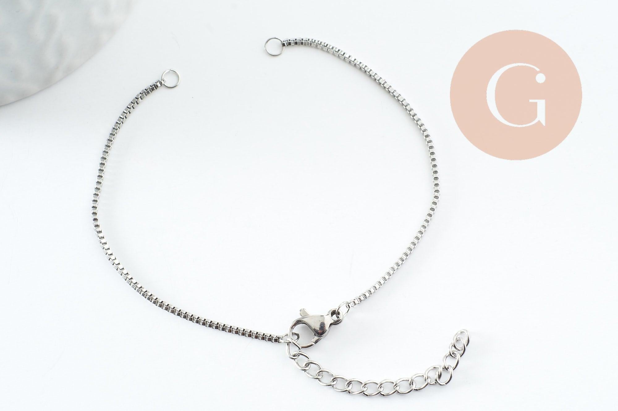 Gingerlily Base bracelet G9480 acier venisitienne 15,9cm