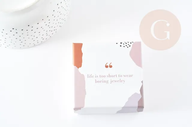 Gingerlily Écrin bijou carton G8267 7.5cm x1