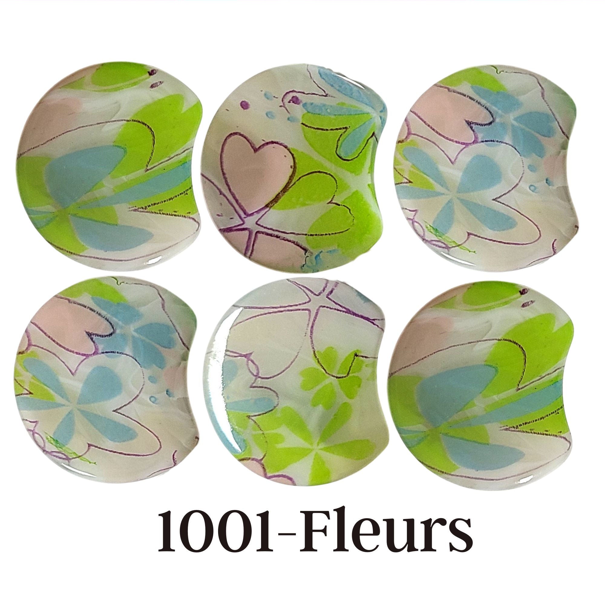 ARTSHOP Palets LUNE MOON 1001 palet fleurs incurvé x1