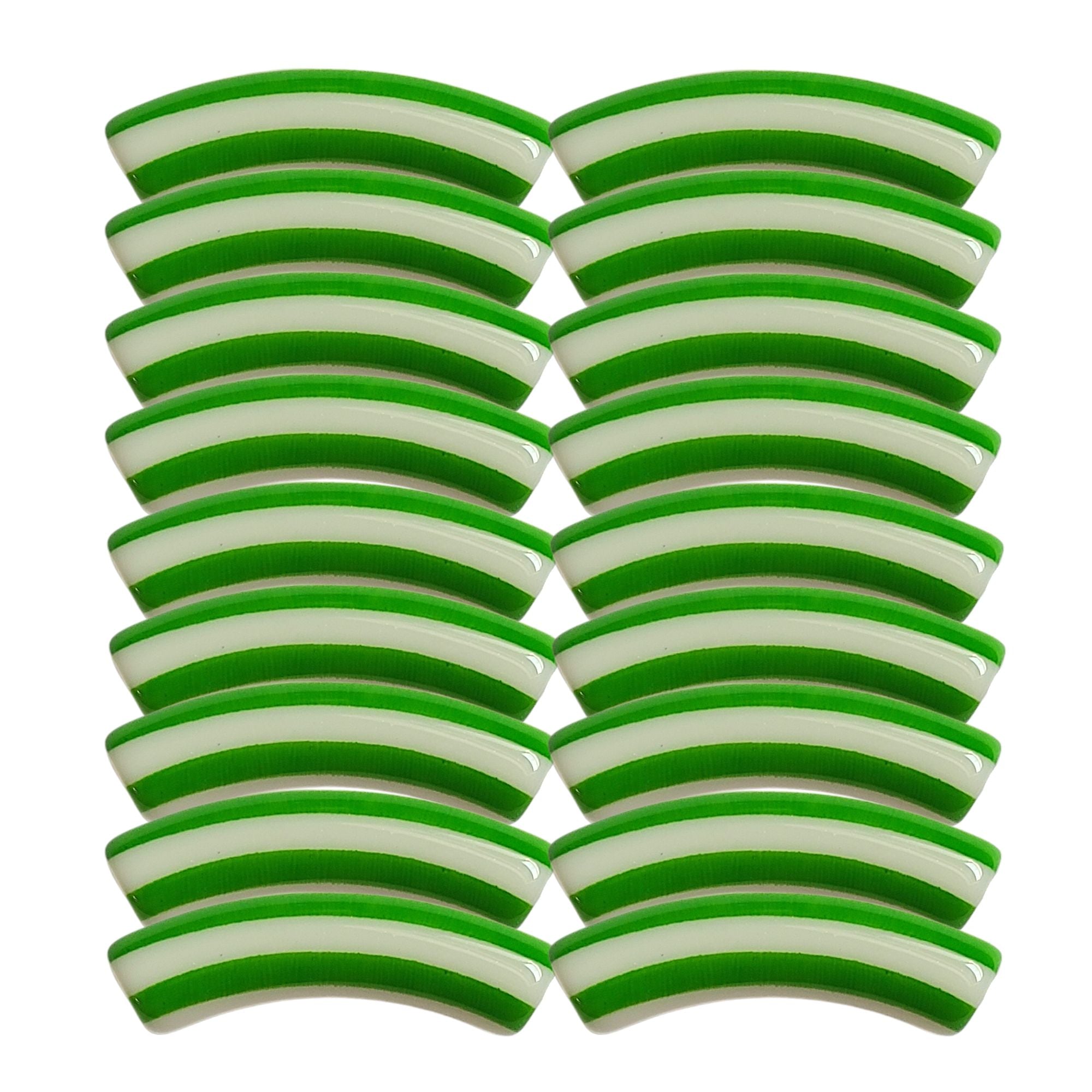ARTSHOP Tubes à Rayures 457 tube matcha incurvé 8mm