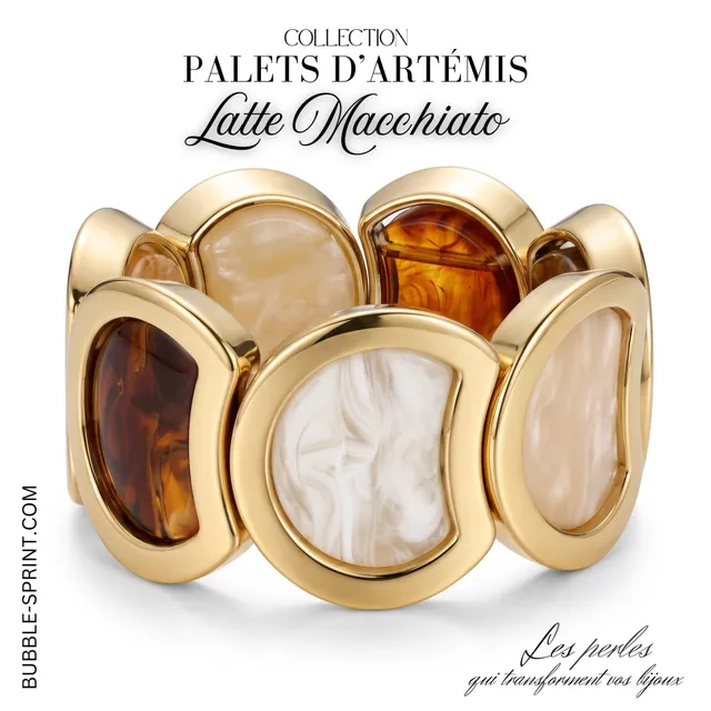 ARTSHOP Bijoux en KITS Artemis Latte Macchiato kit bracelet