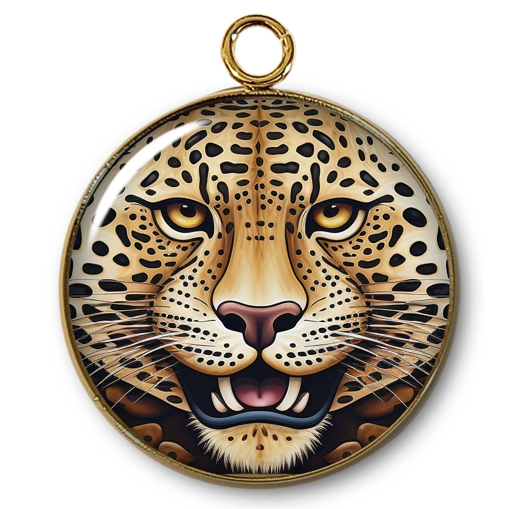 ARTSHOP Pendentifs 39 Intemporel pendentif léopard x1