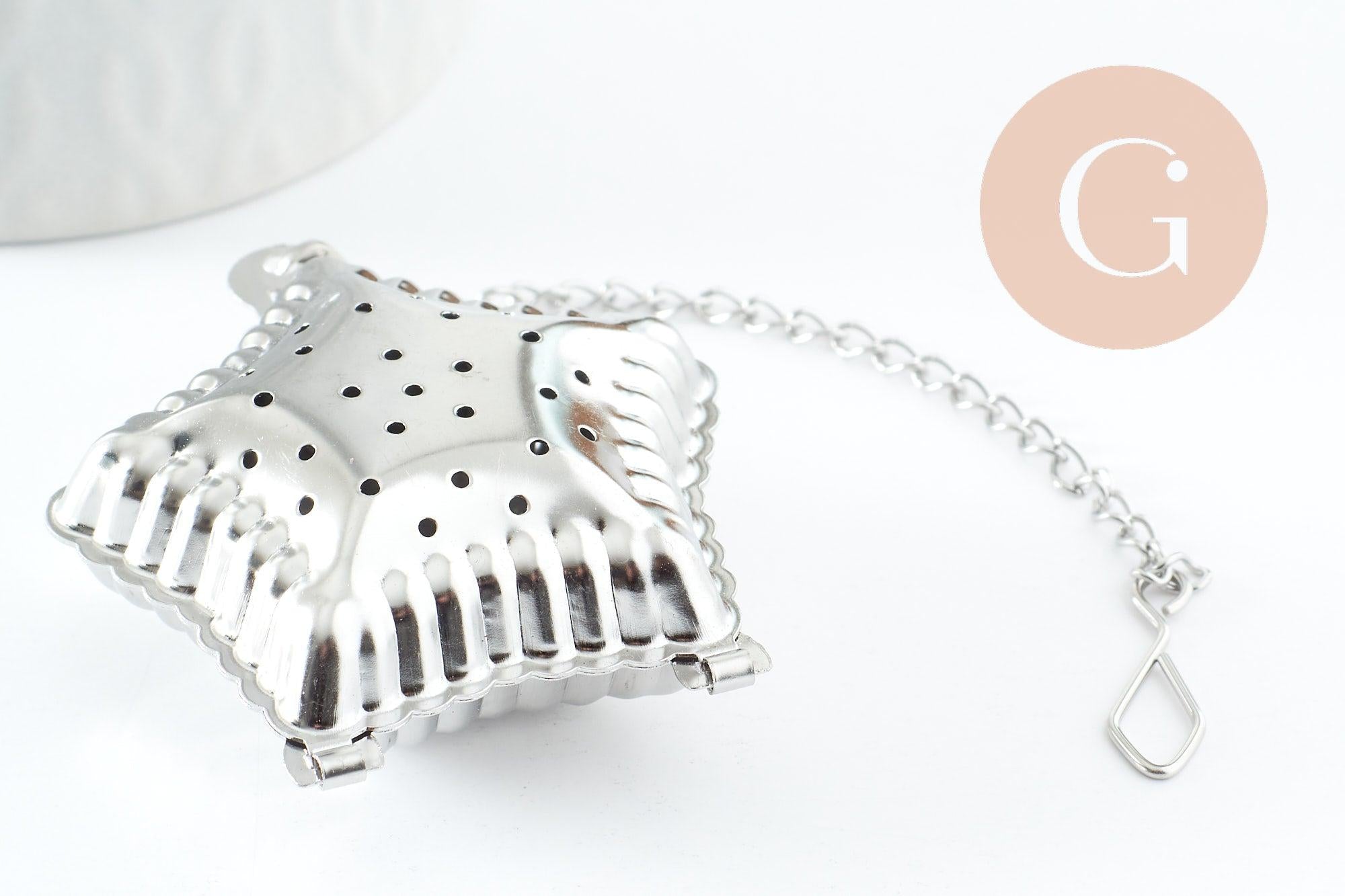 Gingerlily Infuseur thé étoile acier inox x1