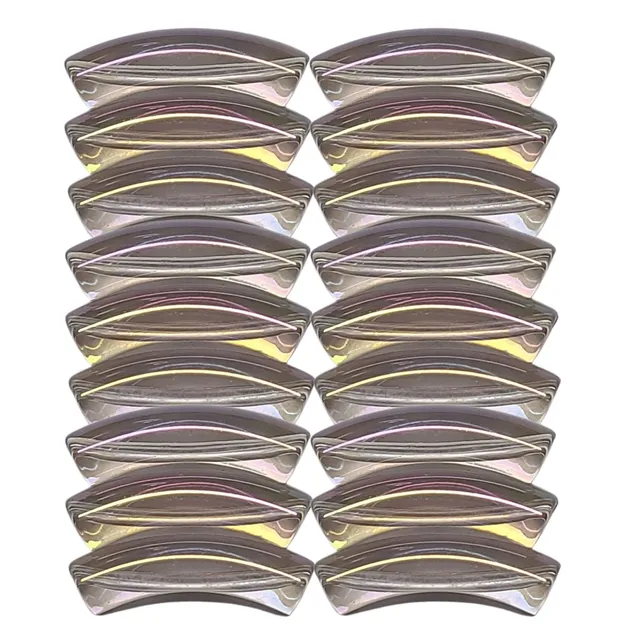ARTSHOP Tubes incurvés gris parme AB 8 mm x6