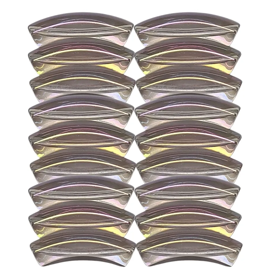 ARTSHOP Tubes incurvés gris parme AB 8 mm x6