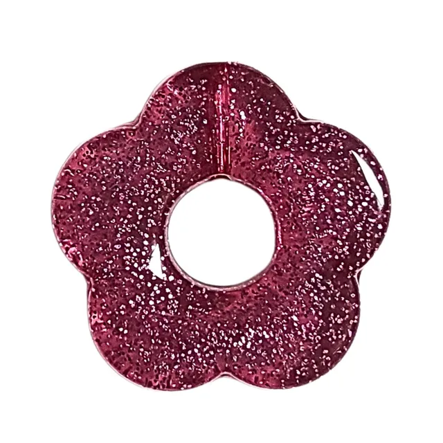 ARTSHOP Flower power 86 pendentif fleur capucine glitter framboise