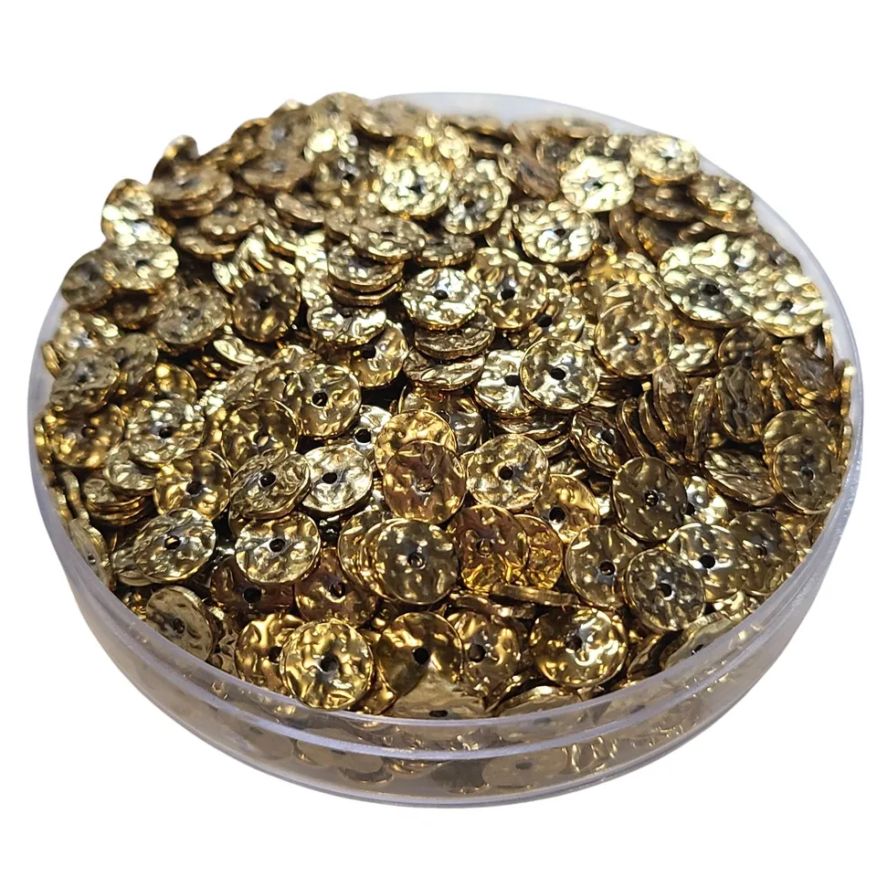 ARTSHOP Séparateurs PLO-15 rondelle texturée 8mm x10 Doré