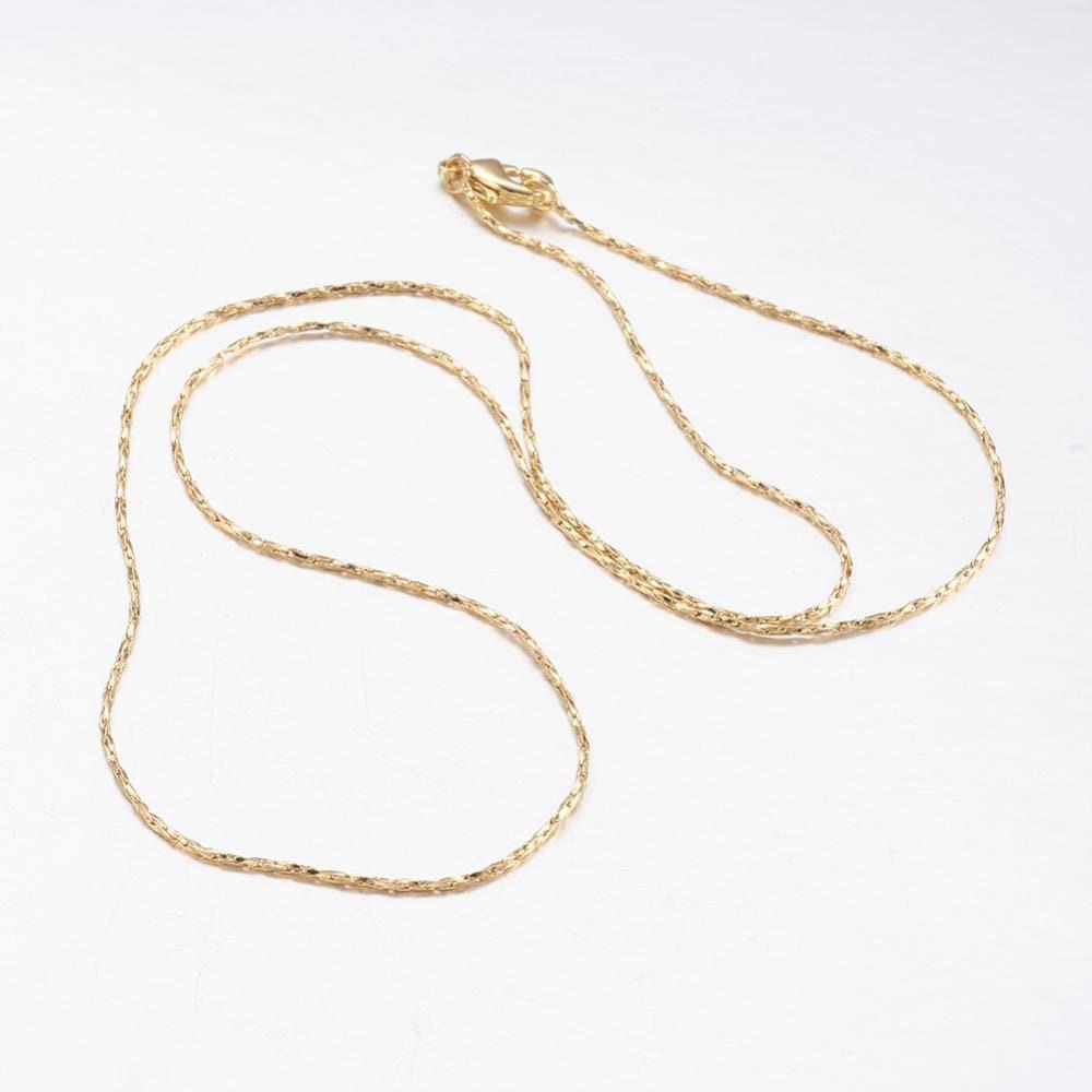 Gingerlily Chaînes pour bijoux DIY G393 chaîne collier dorée 45cm