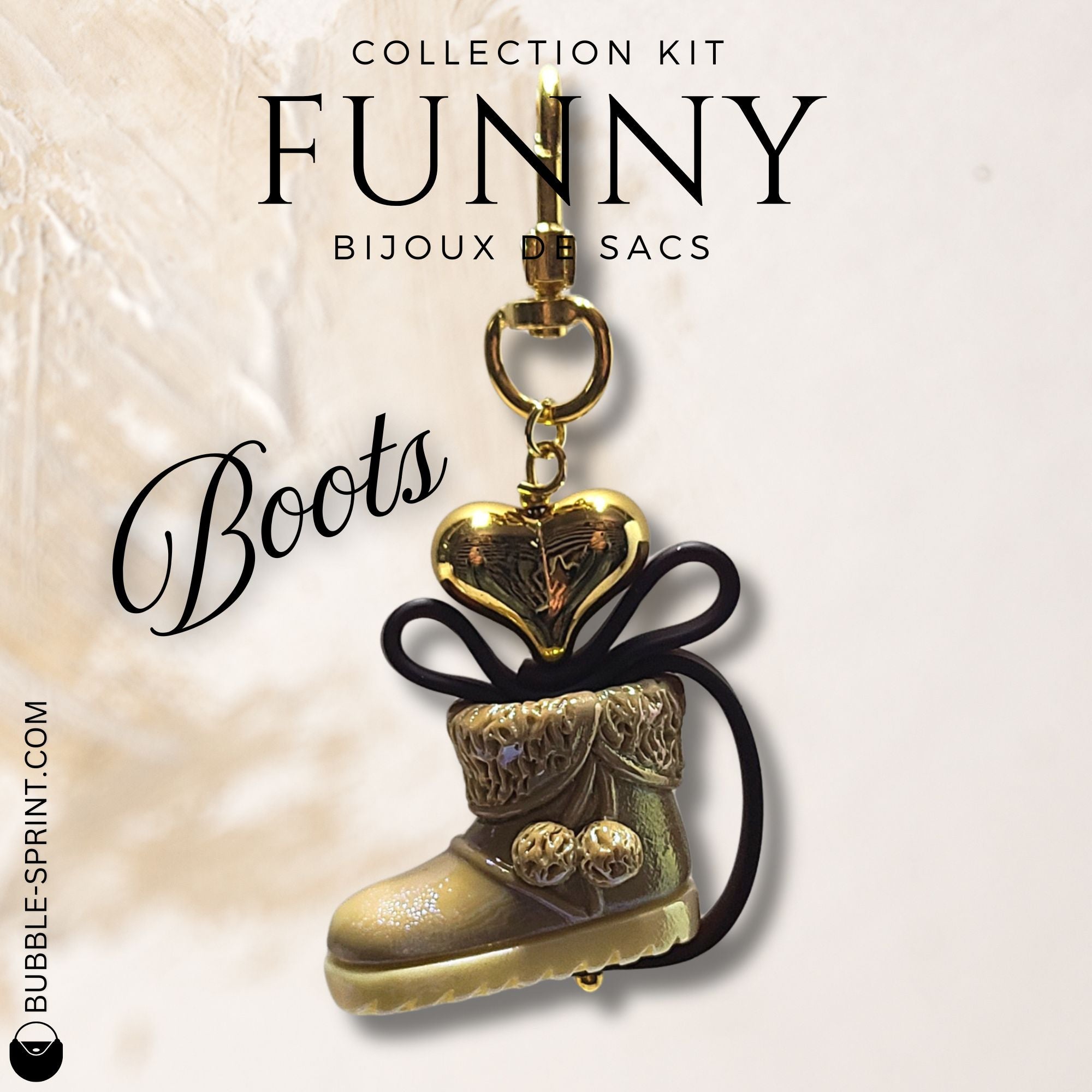 ARTSHOP Idée création 264 kit porte-clés boots bijou de sac