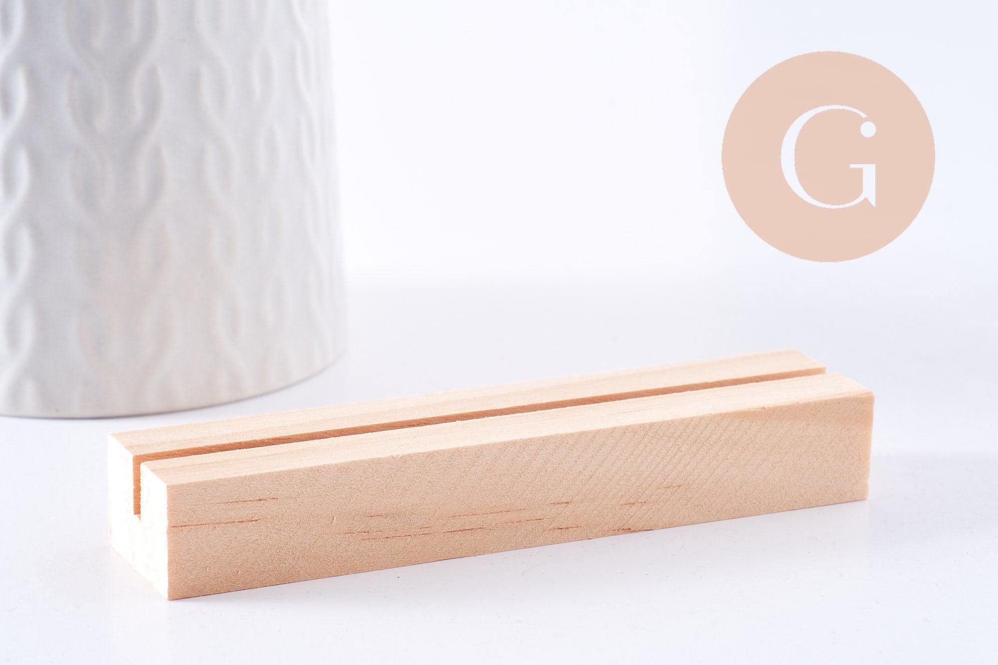 Gingerlily G10238 socle bois rainuré 9,9 cm présentoir