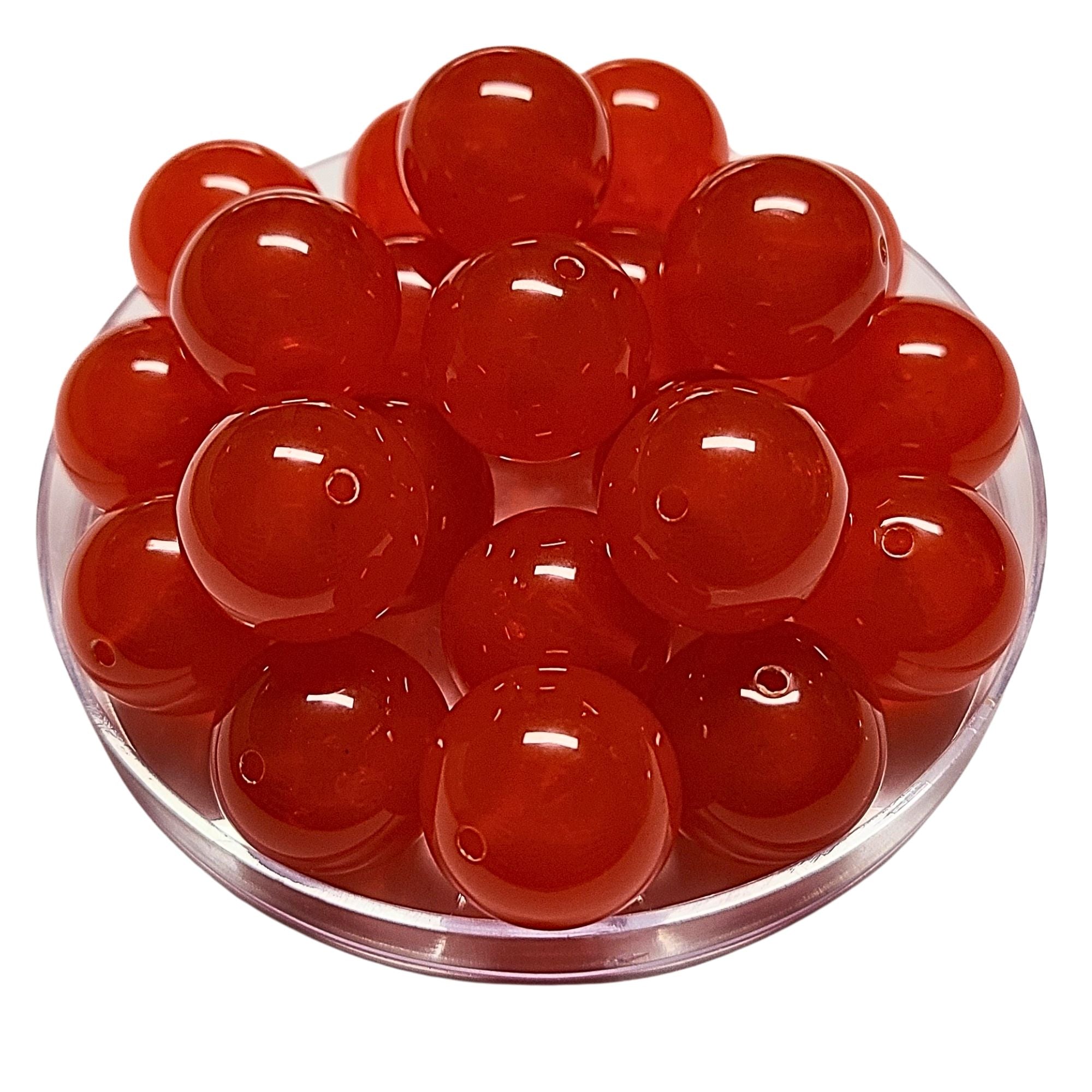 ARTSHOP Boules 20MM perles sorbet groseille x10 acrylique