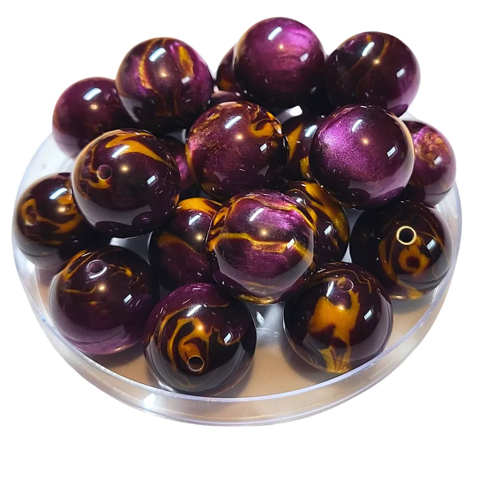 ARTSHOP Boules 20 mm boule acrylique Ganache Purple x10