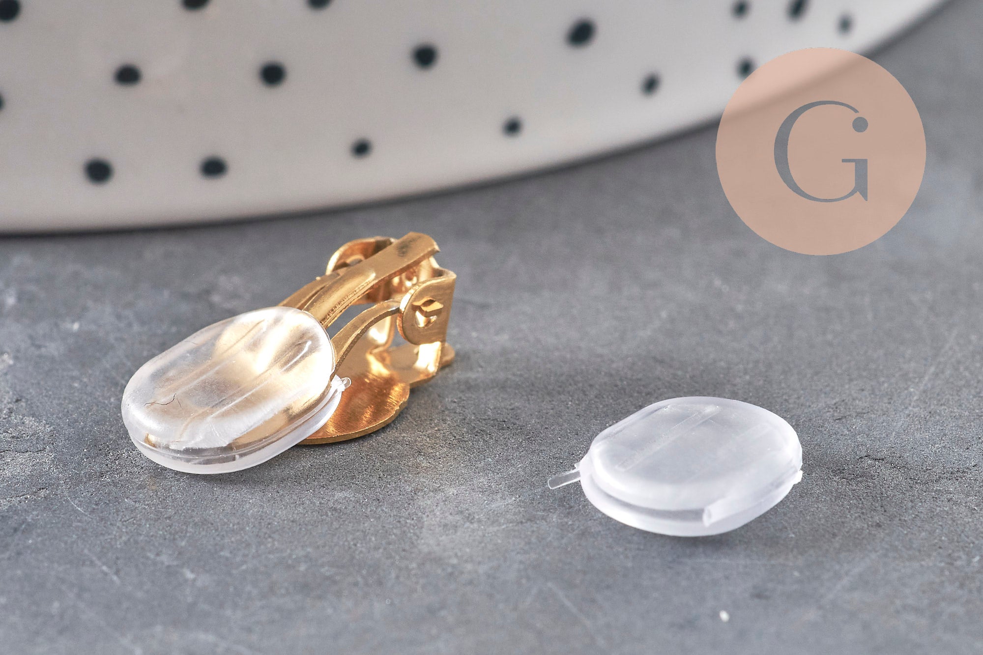 Gingerlily Accessoires Pads clip silicone transparent 4mm x10