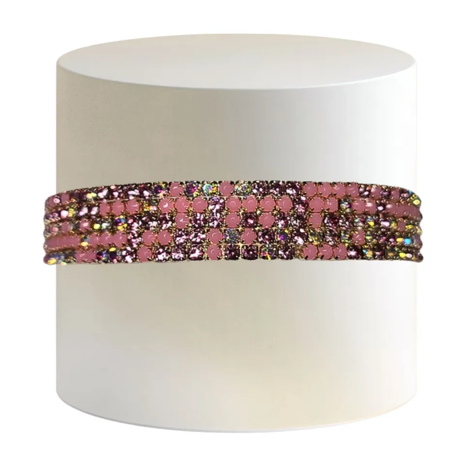 ARTSHOP Strass 5 bracelet élastique cristal 2MM extensible