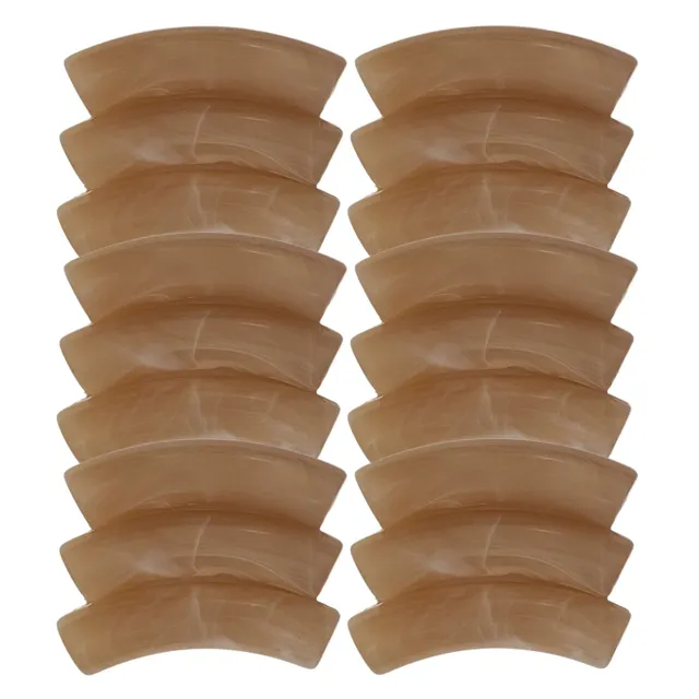 ARTSHOP Tubes 8MM 77 perle tube beige marbré x6