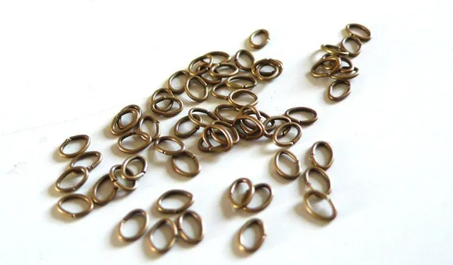 Gingerlily Apprêts G2327 anneaux ovales bronze 4mm 1g