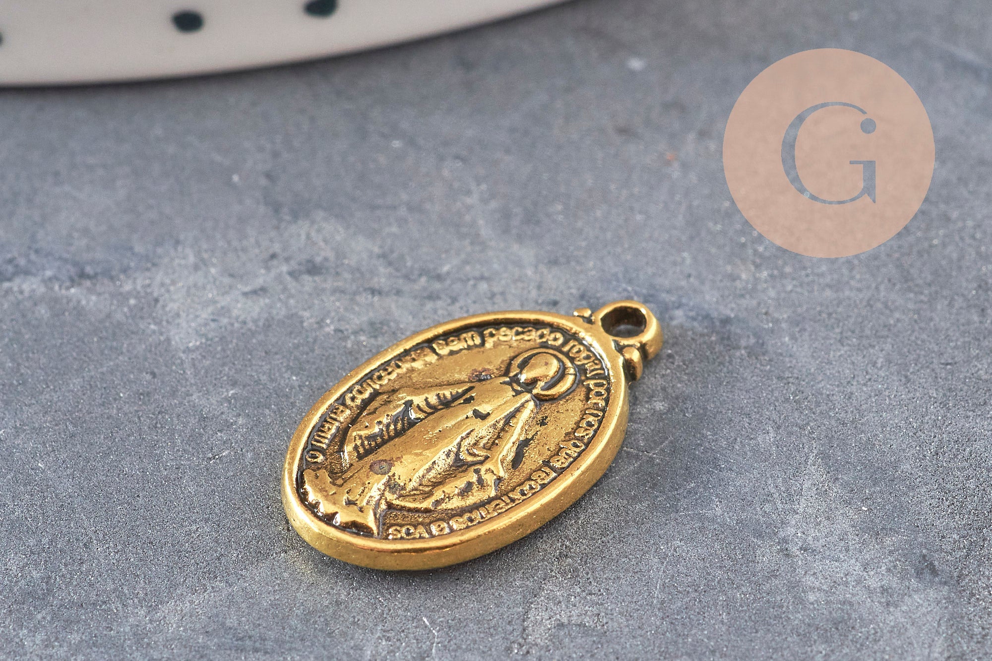 Gingerlily Pendentifs bijoux DIY G11108 médaille Vierge 19,5mm