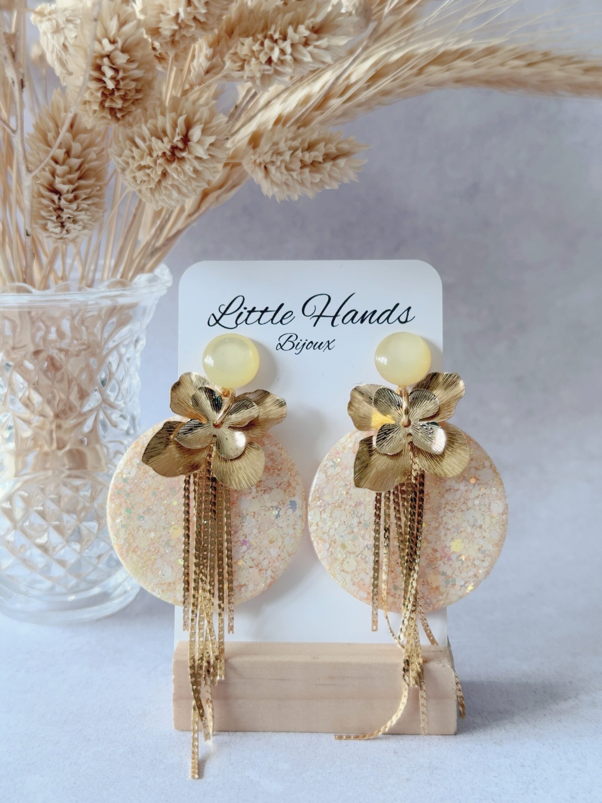 Little Hands Capucine boucles d'oreilles Honey Sparkle