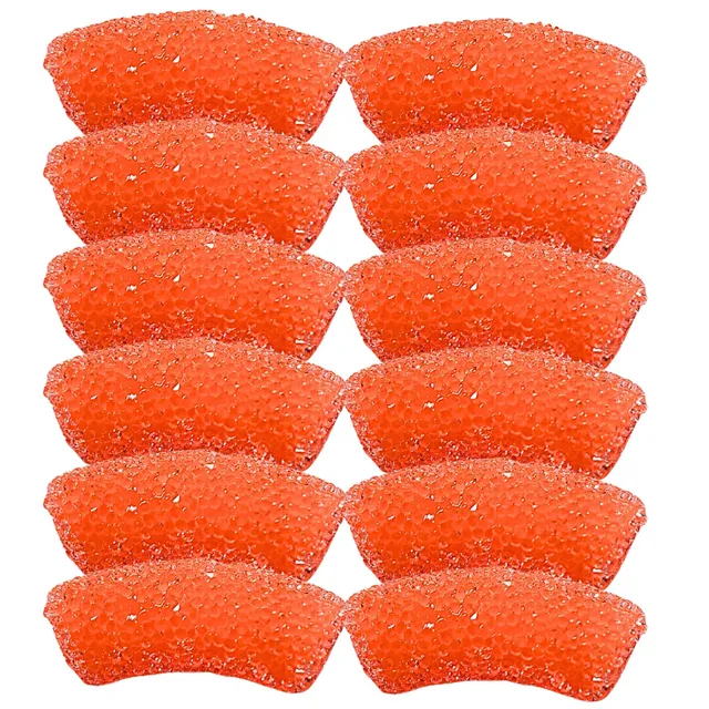 ARTSHOP Tubes Sucrés tube incurvé orange fluo x1