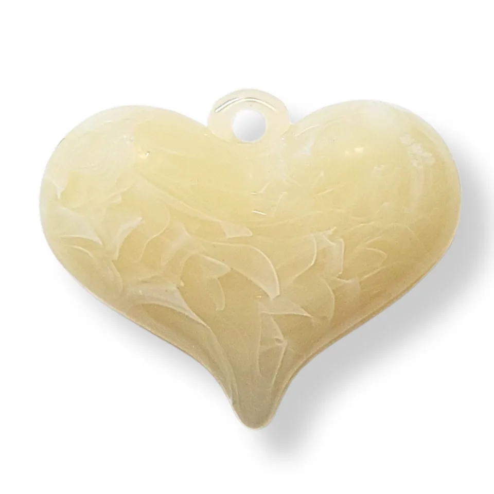 ARTSHOP HeartLine 5 Coeur Maxi perle champagne marbré x1