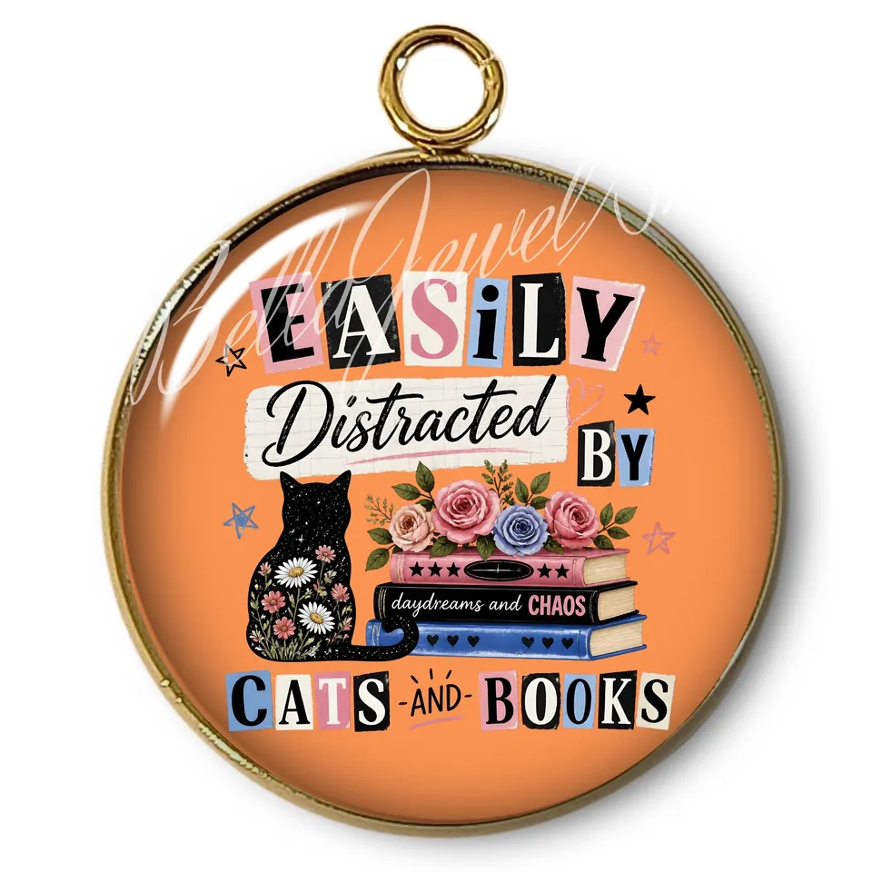 ARTSHOP Intemporel 121 pendentif chat plaqué or 24K x1