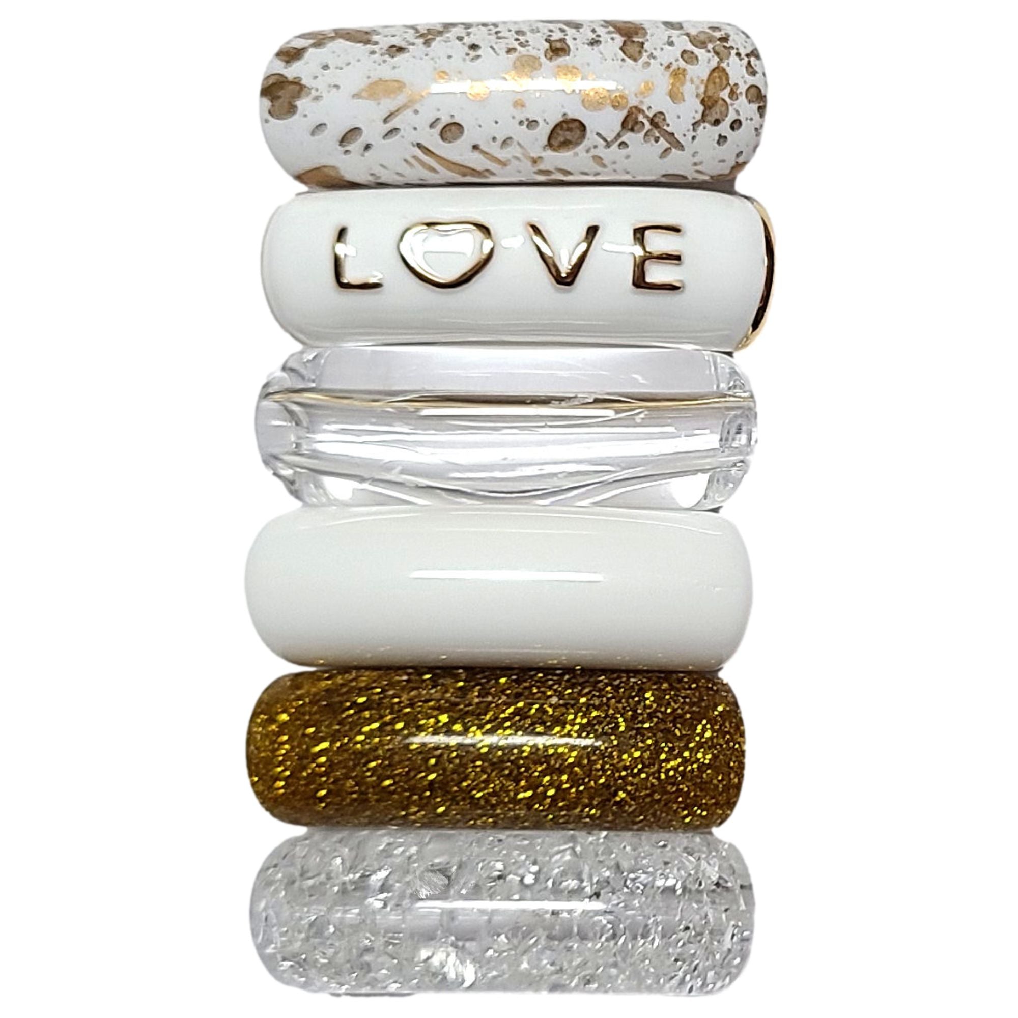 ARTSHOP Camaïeu 127 Lot 6 tubes Love blanc 12mm
