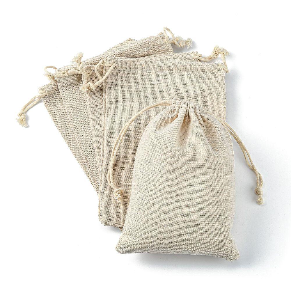 Gingerlily Rangement G10327 pochette coton écru 17x12cm x1