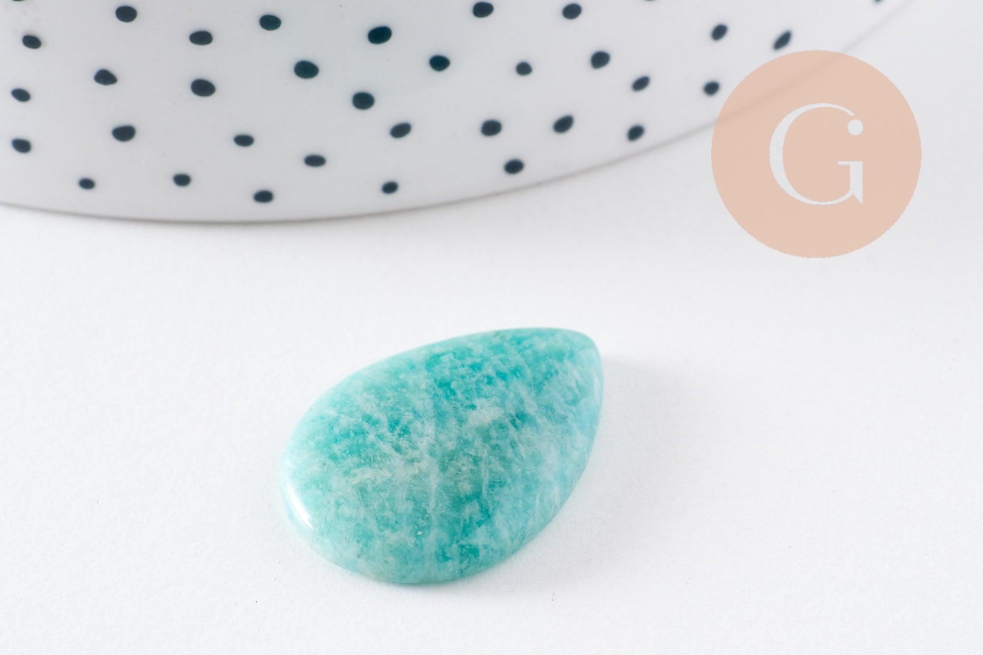 Gingerlily Pendentifs G10077 pendentif amazonite goutte 25.5mm