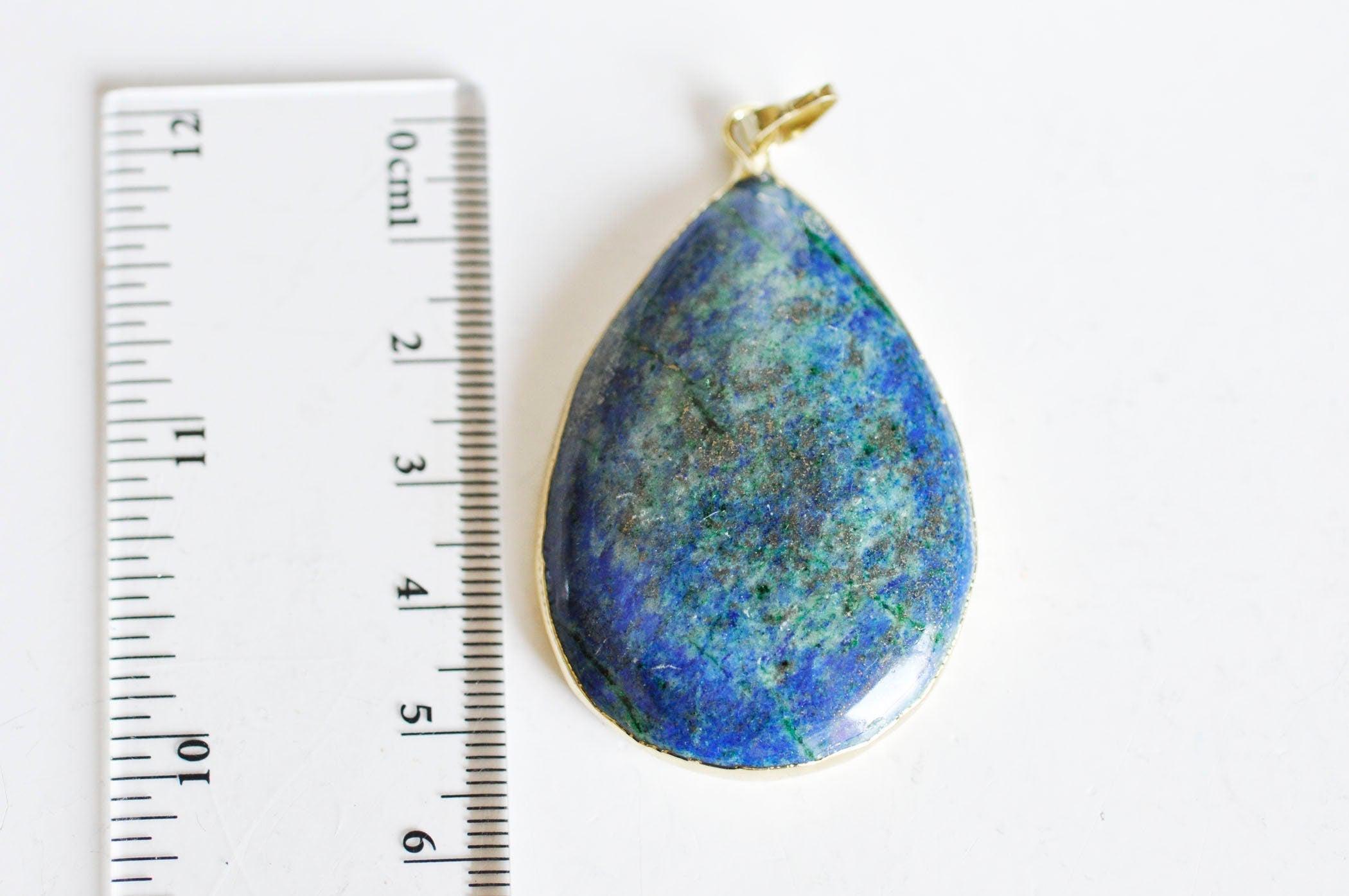 Gingerlily Pendentifs bijoux DIY pendentif goutte G0108 lapis 48-57mm